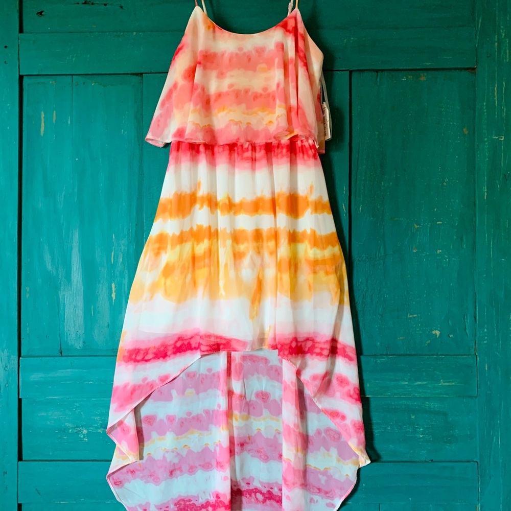 Semi formal high low sun dress